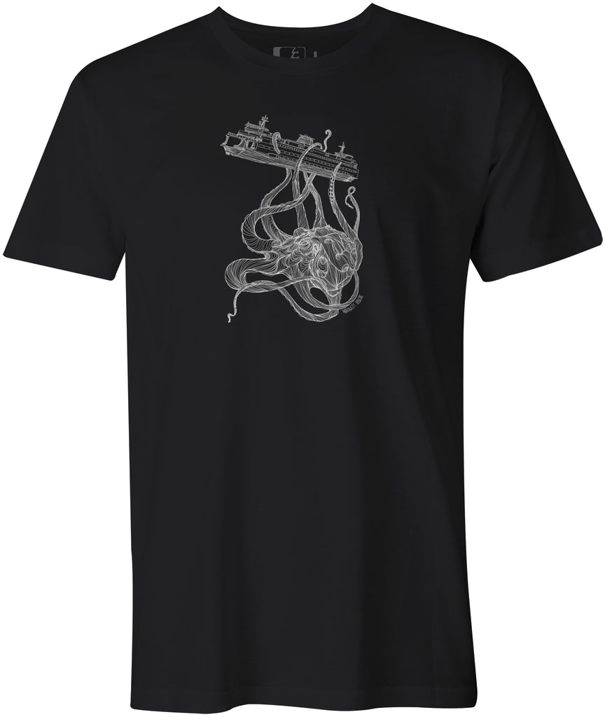 Kraken Ferry T-Shirt (Dark Colors)
